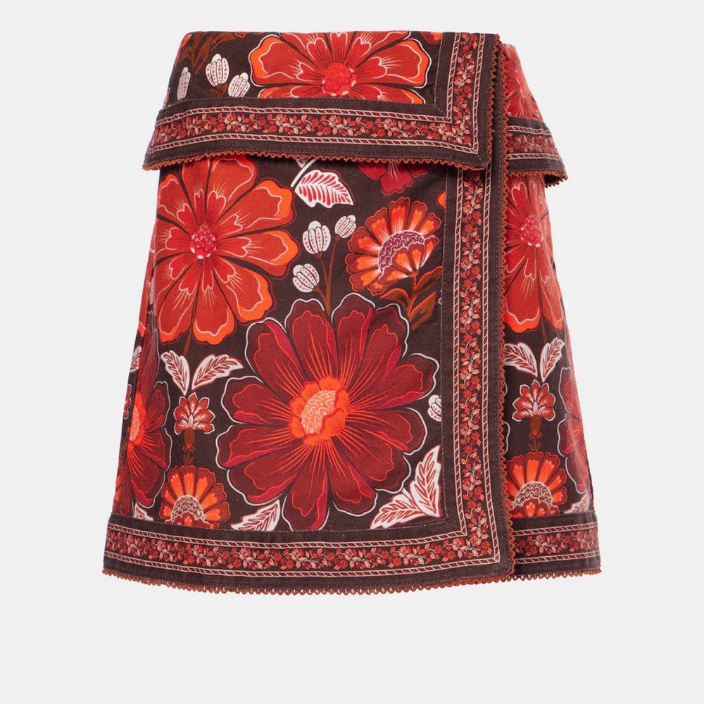 Farm Rio Gigi Wrap effect floral Print Size 25 NWT - Picture 8 of 16